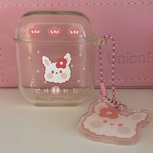 kawaii bunny 1/2 airpod case